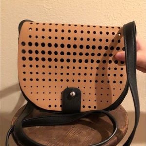 Over the shoulder BCBG purse.